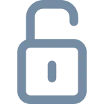 Lock Open SVG Icon